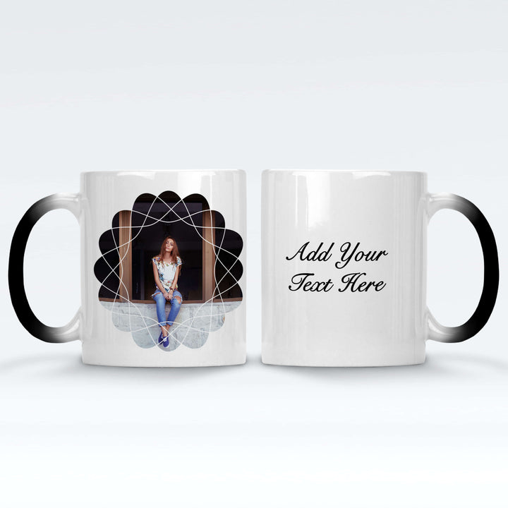 Retro Photo & Text Magic Mug