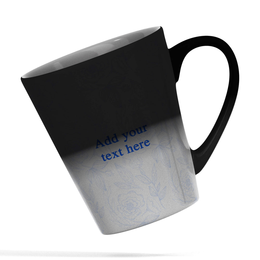 Initial, Name and text Magic Latte Mug