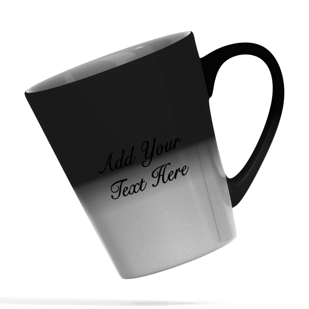 Diamond Photo & Text Magic Latte Mug