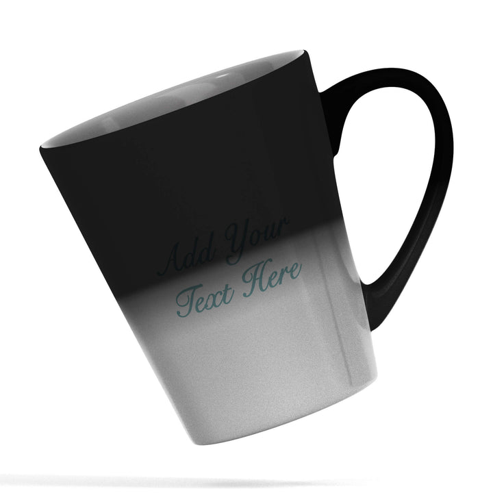 Seamless Photo & Text Magic Latte Mug