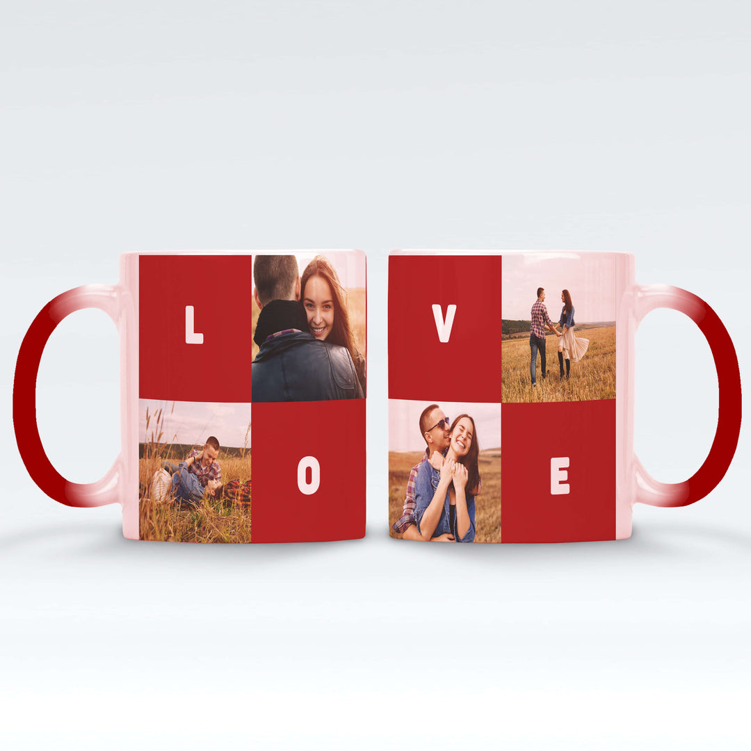 4 Photo & Text Magic Mug