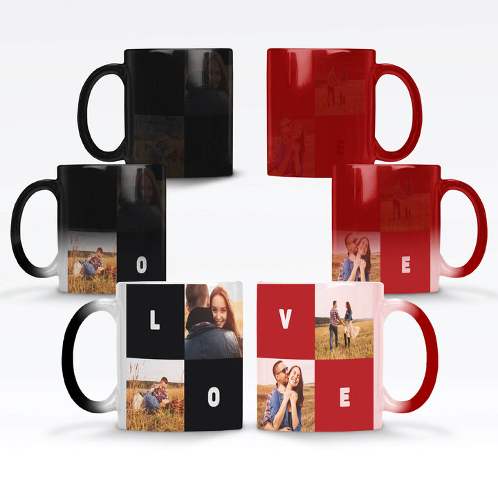 4 Photo & Text Magic Mug