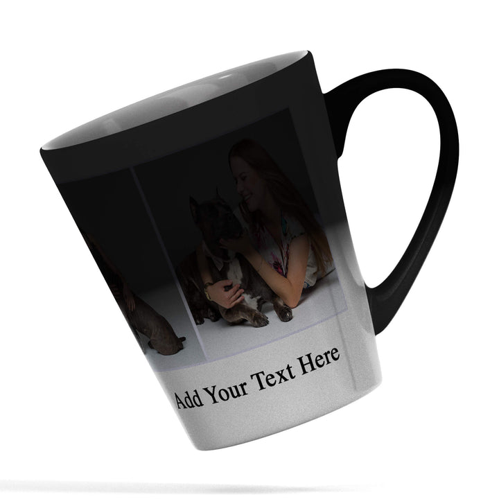 Photo & Text Magic Latte Mug