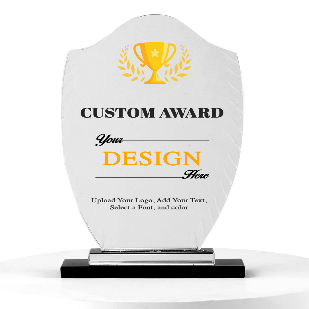 premium drawn shield with black base