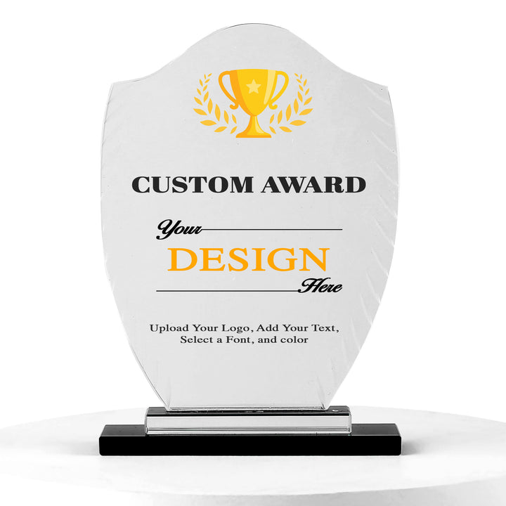 premium drawn shield with black base