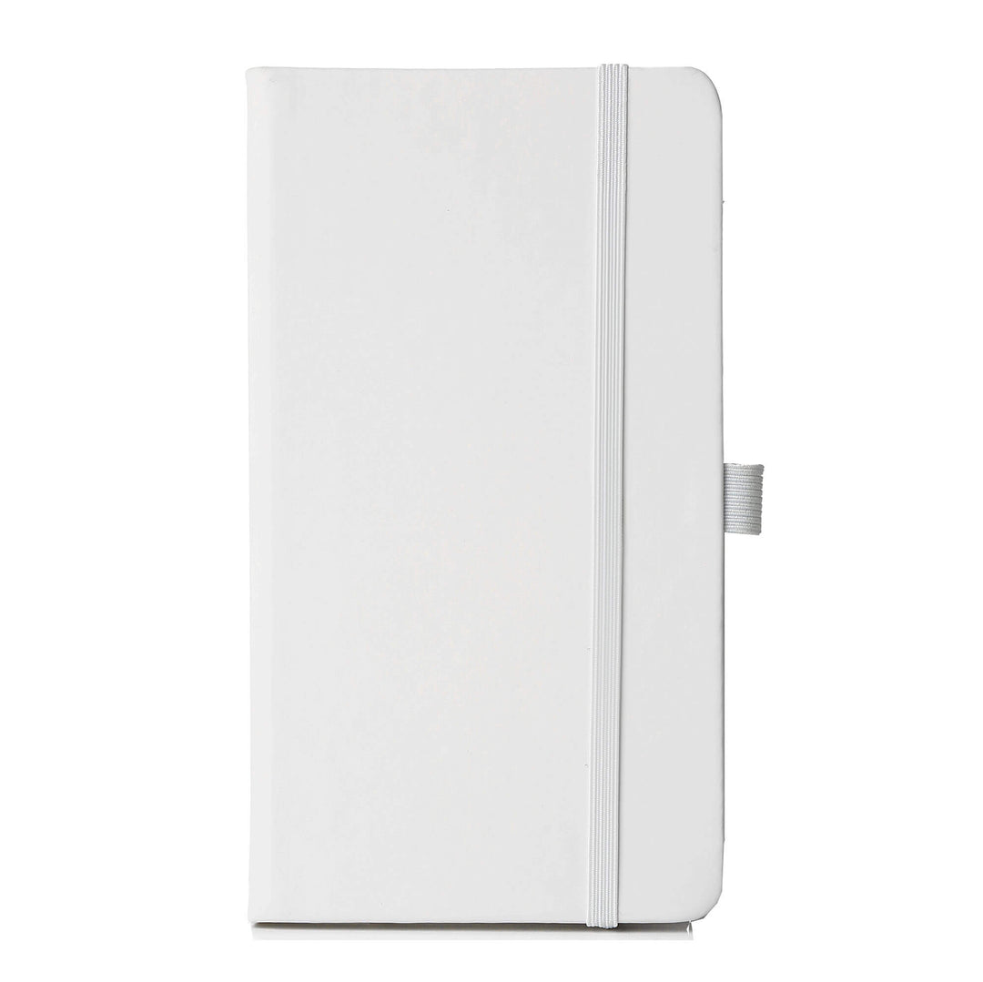 Custom A6 Notebook And Metal Pen Set -  White
