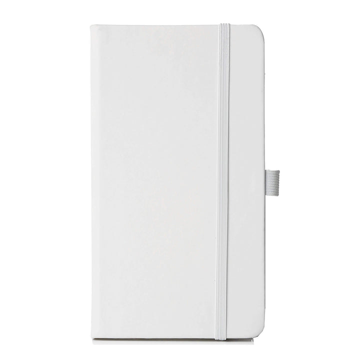 Custom A6 Notebook And Metal Pen Set -  White
