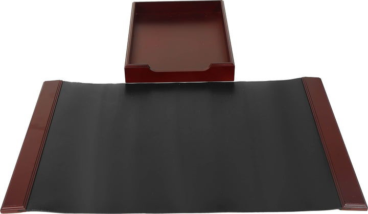 6 Pieces Red wooden Desk Set