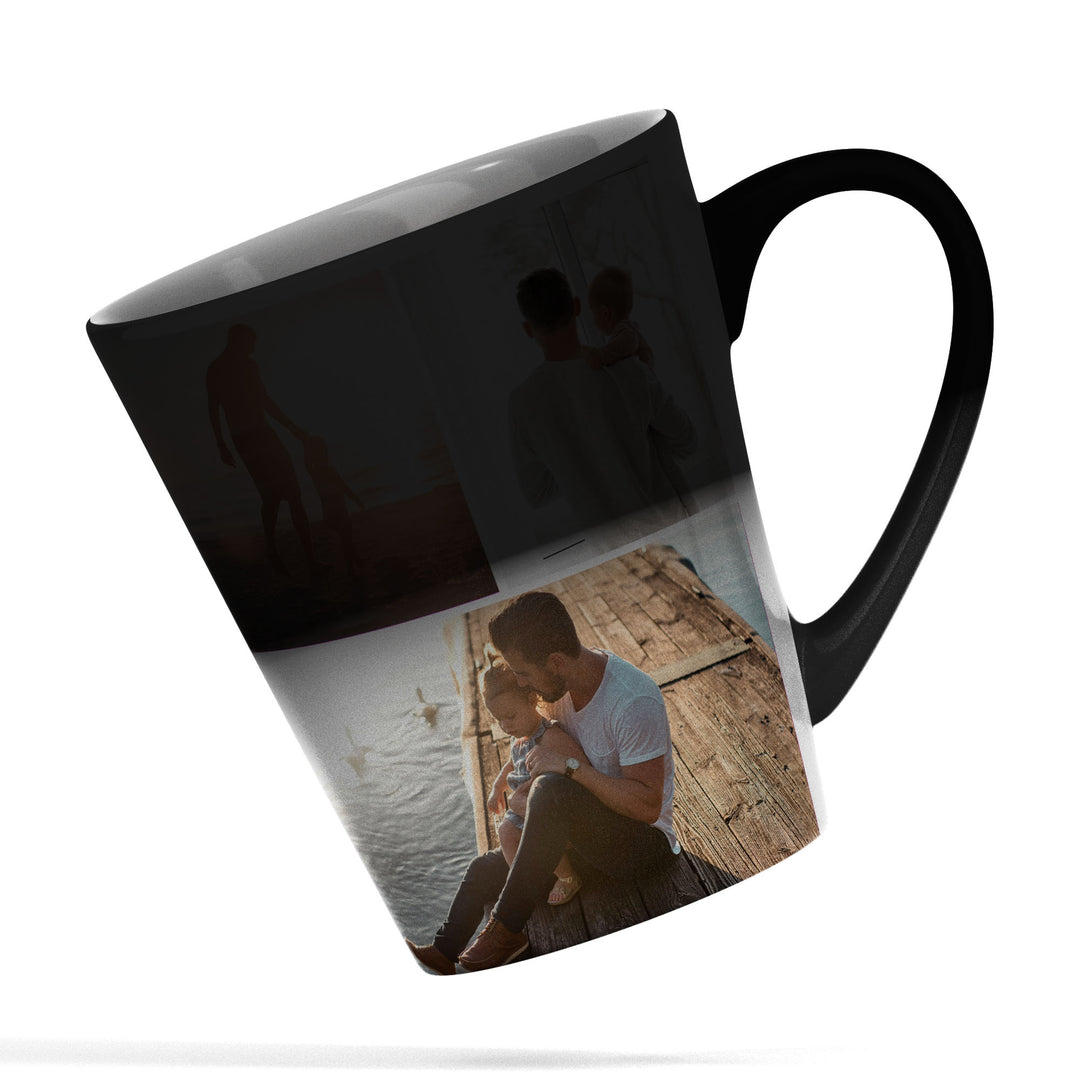 6 Photo Collage Magic Latte Mug