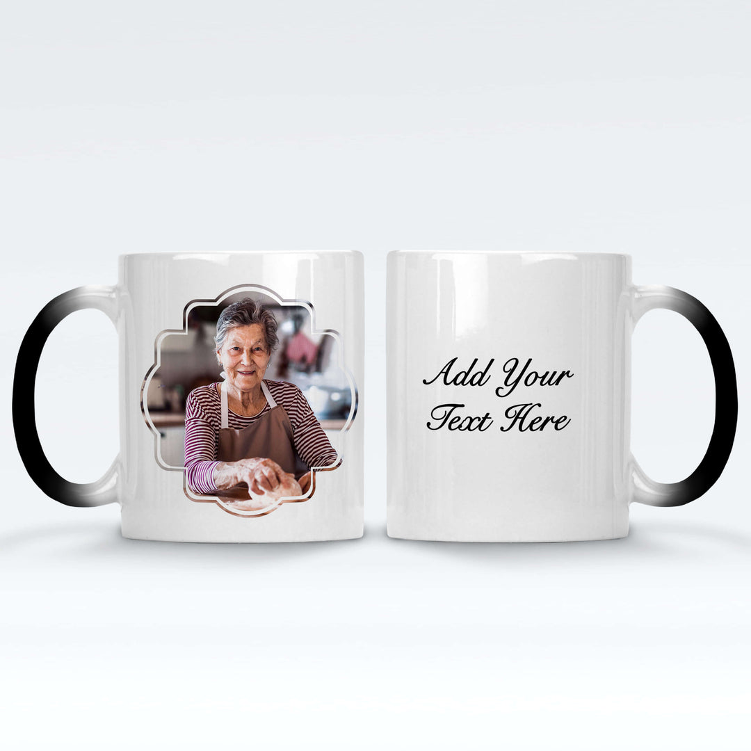 Framed Photo And Text Magic Mug