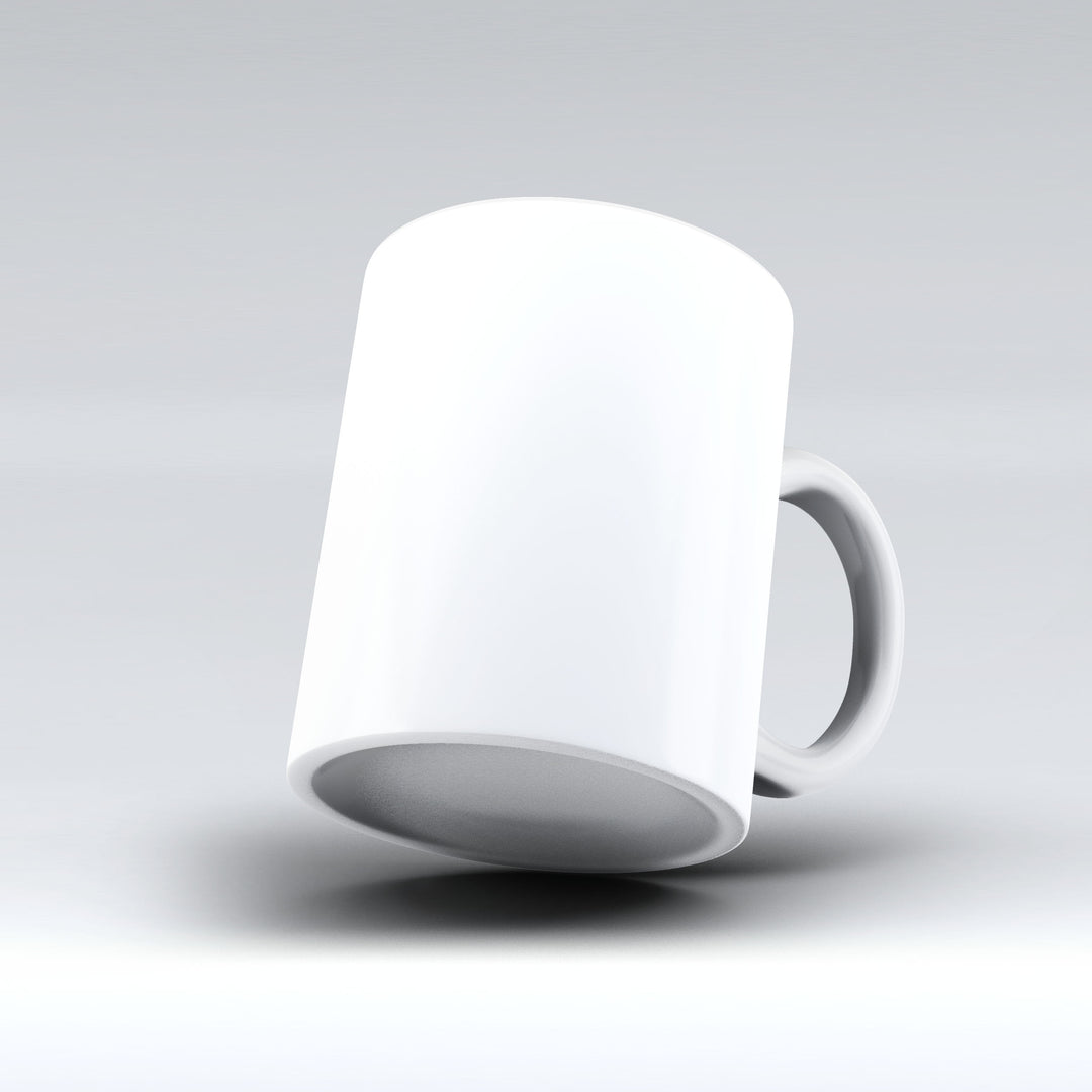 Seamless Photo & Text White Ceramic Mug