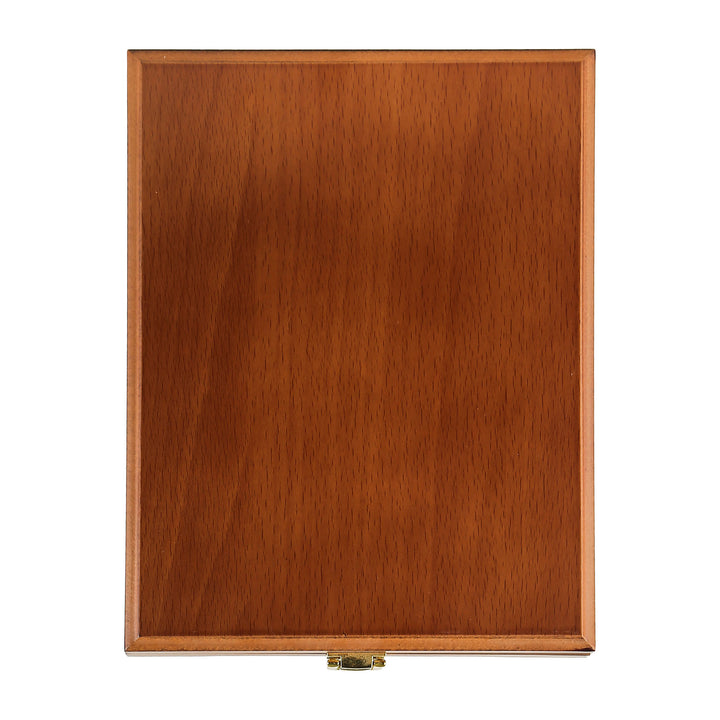 Gold award plate with wooden box