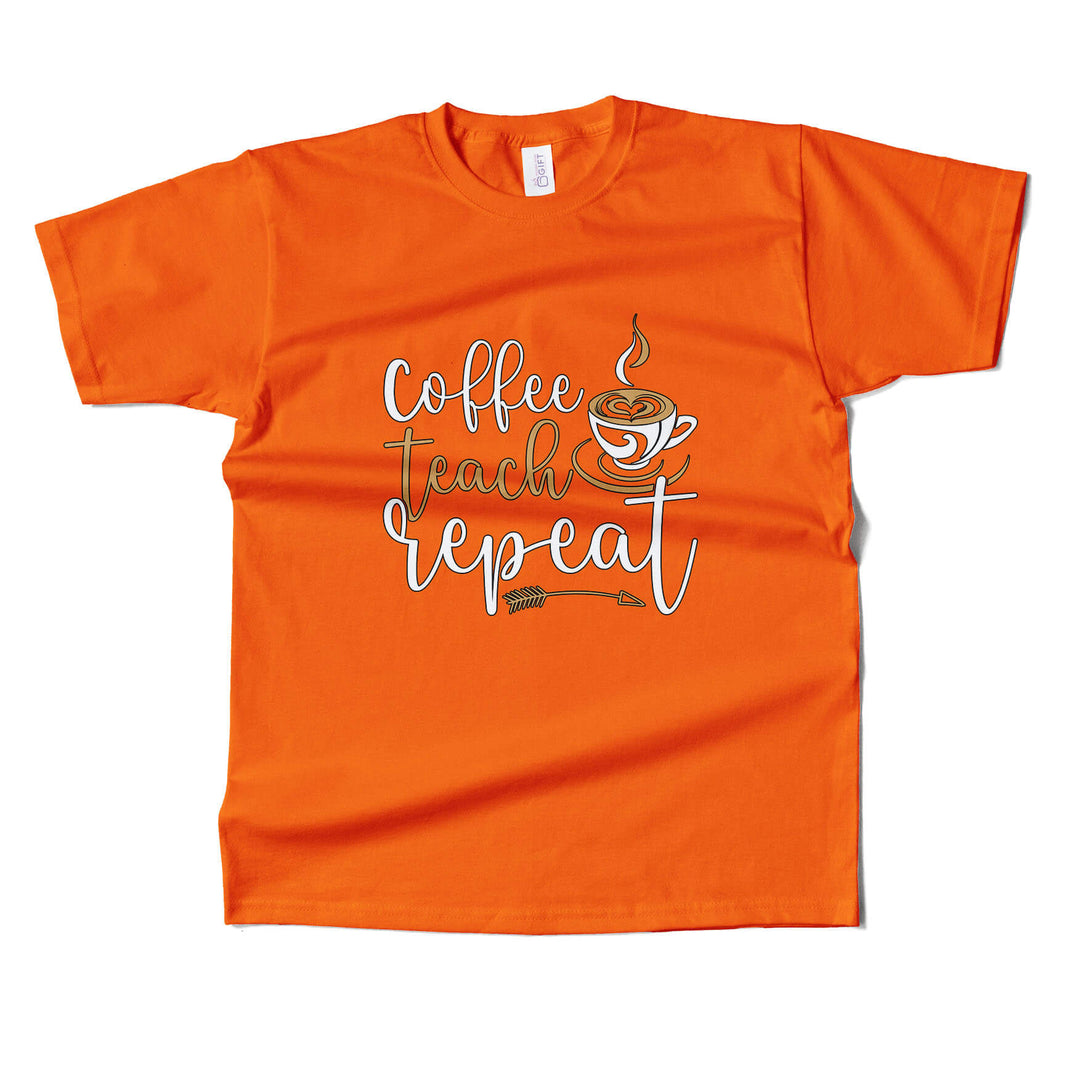 Coffee Teach Repeat T-shirt