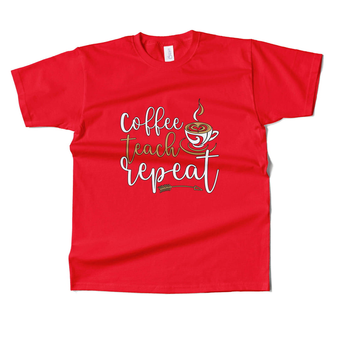 Coffee Teach Repeat T-shirt