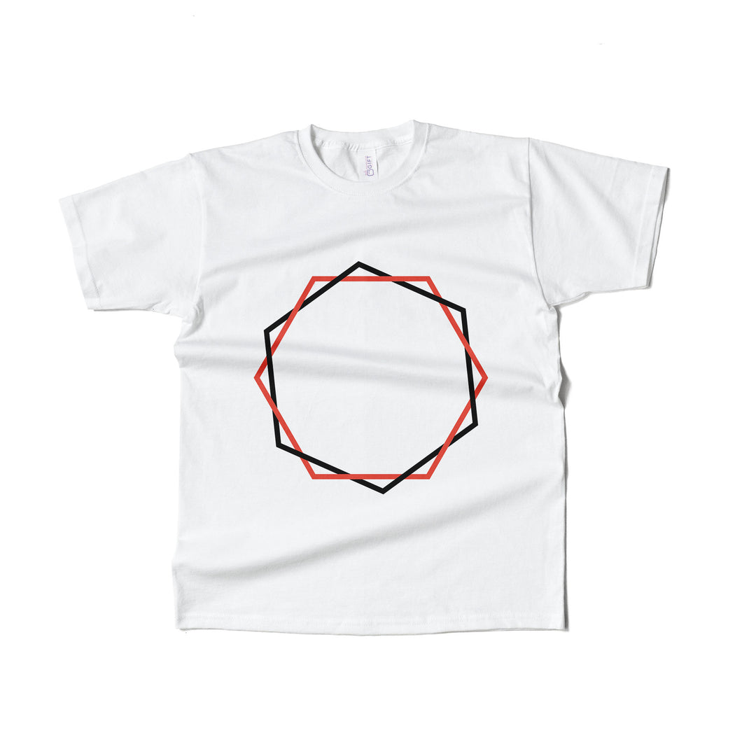 Congruent Hexagons Custom T-shirt