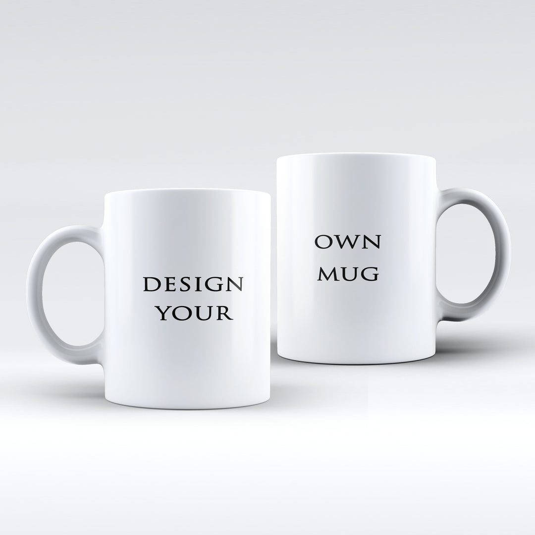 Design your Own White Ceramic Mug