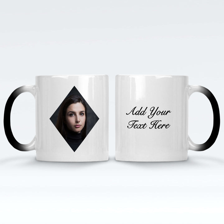 Diamond Photo & Text Magic Mug