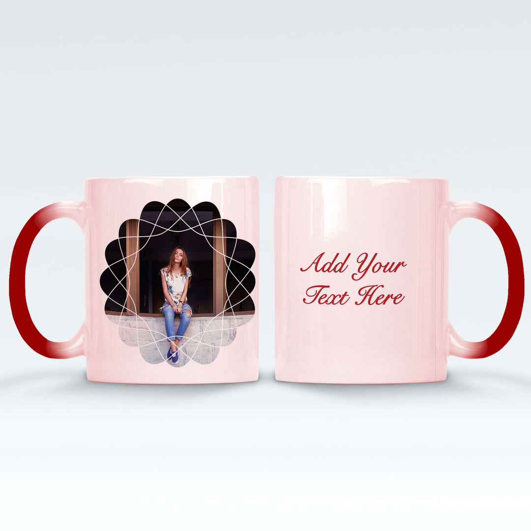 Retro Photo & Text Magic Mug