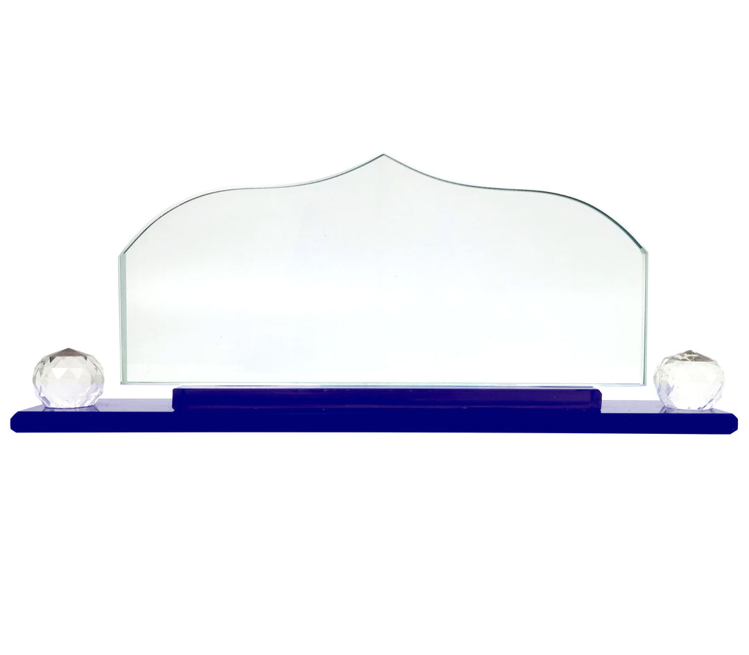 Dome Crystal Desk Name Plate