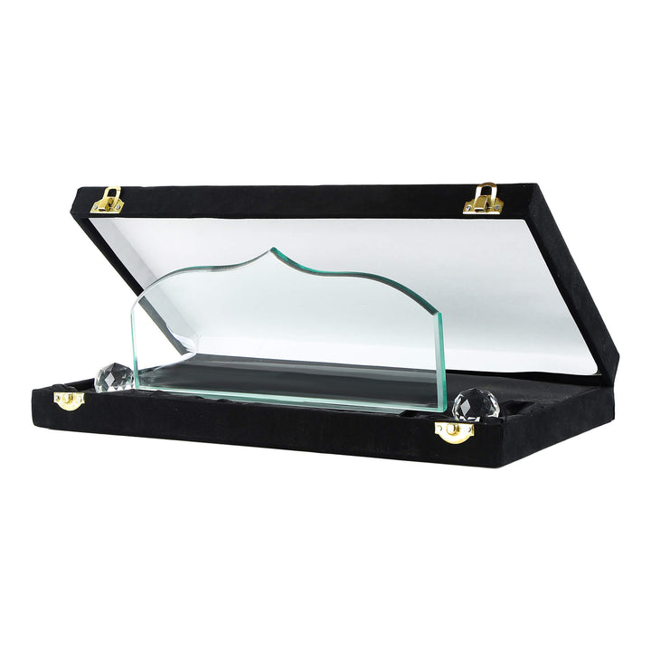 Dome Crystal Desk Name Plate
