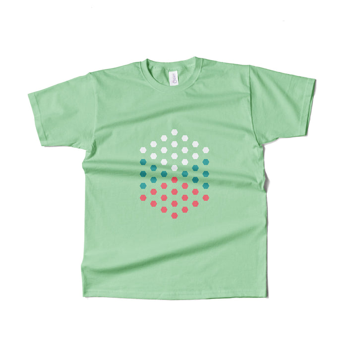 Dotted Hexagon Custom t-Shirt