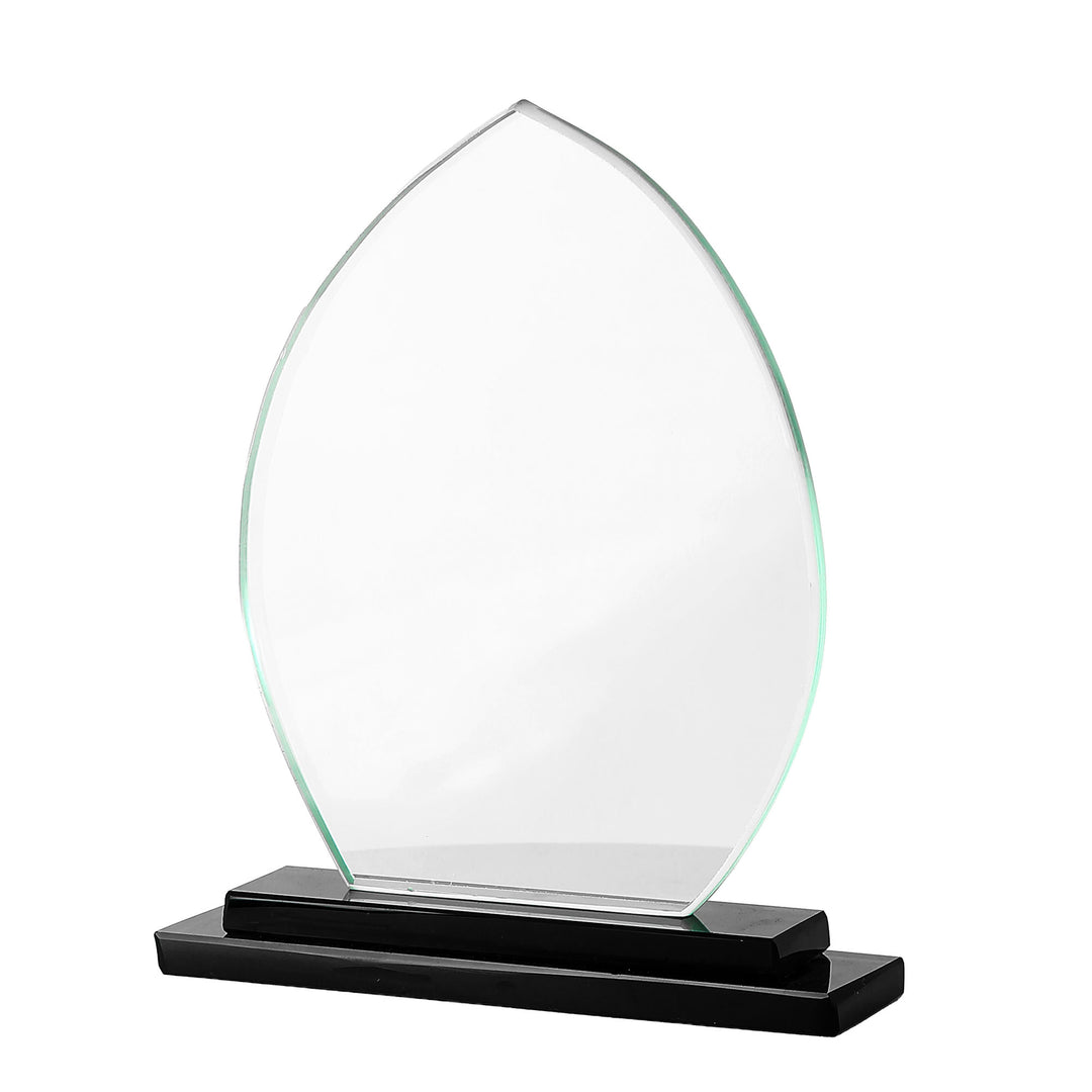 Personalised Crystal Shield - Flame