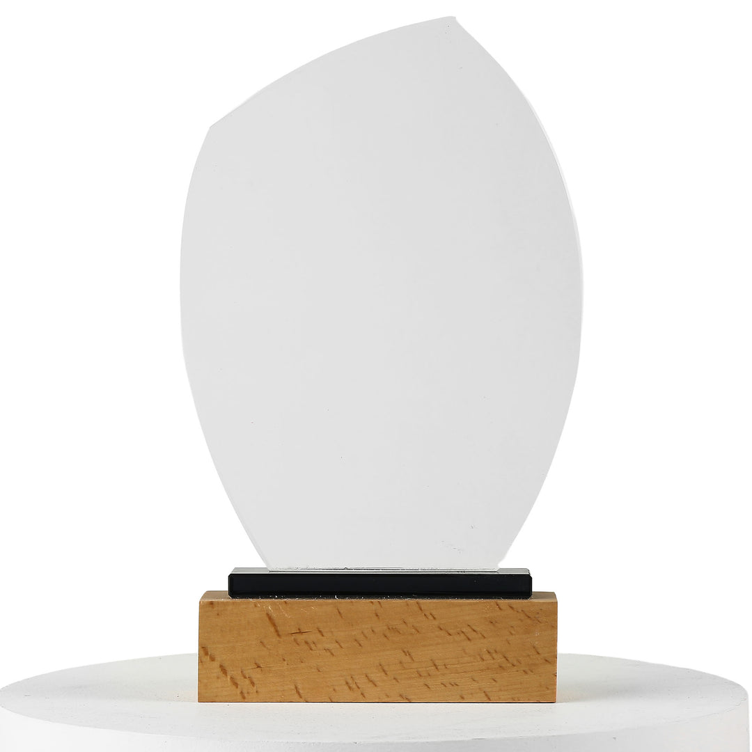 Premium Flame Shield with wooden base