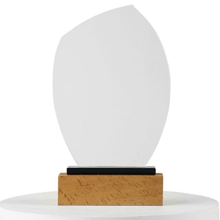 Premium Flame Shield with wooden base