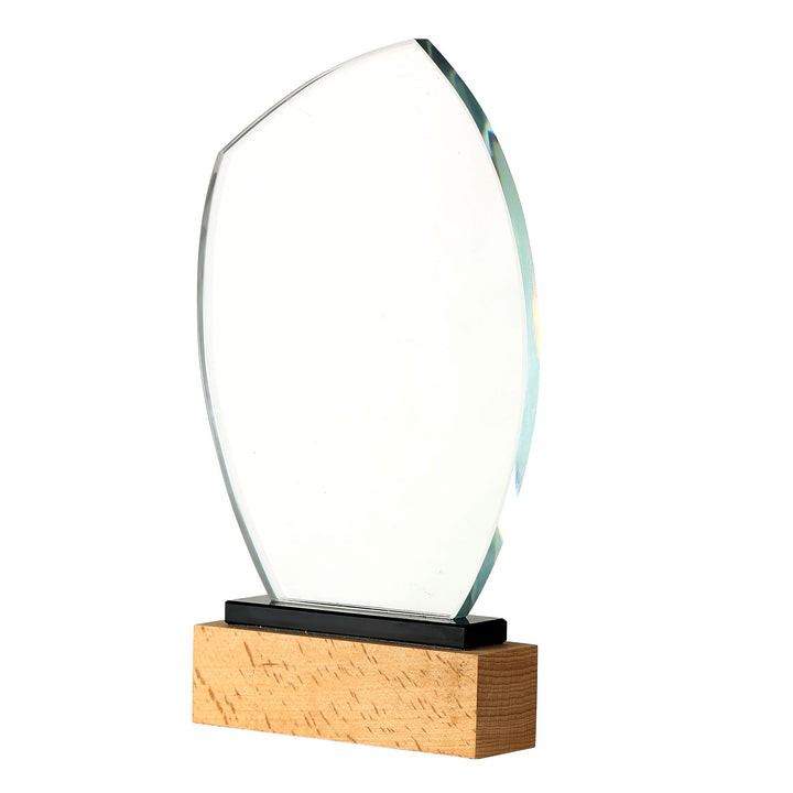 Premium Flame Shield with wooden base