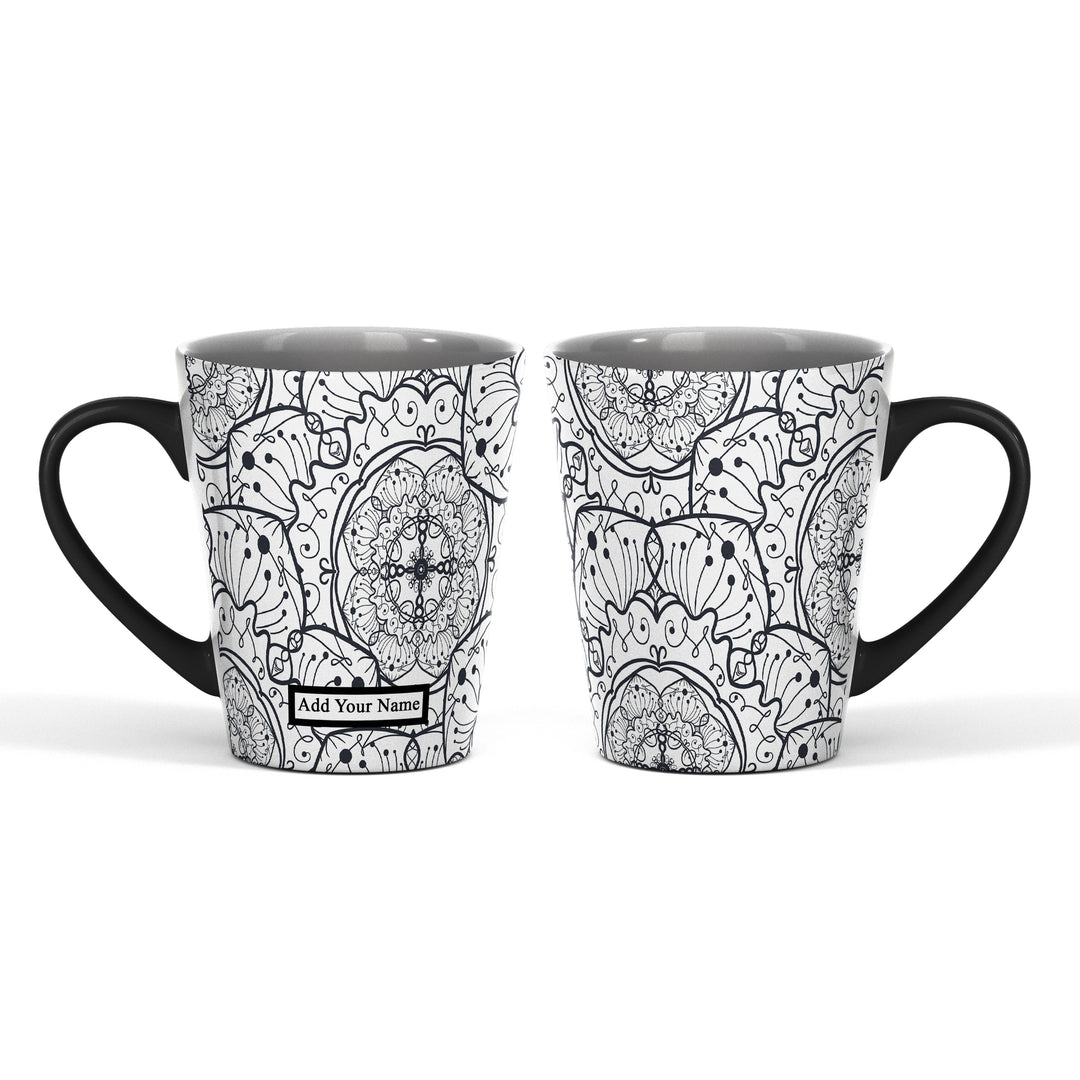 Mandala Name Magic Latte Mug