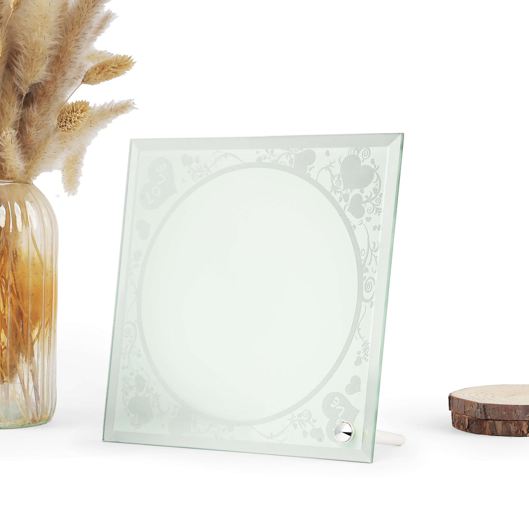 Glass Mirror Photo Blocks