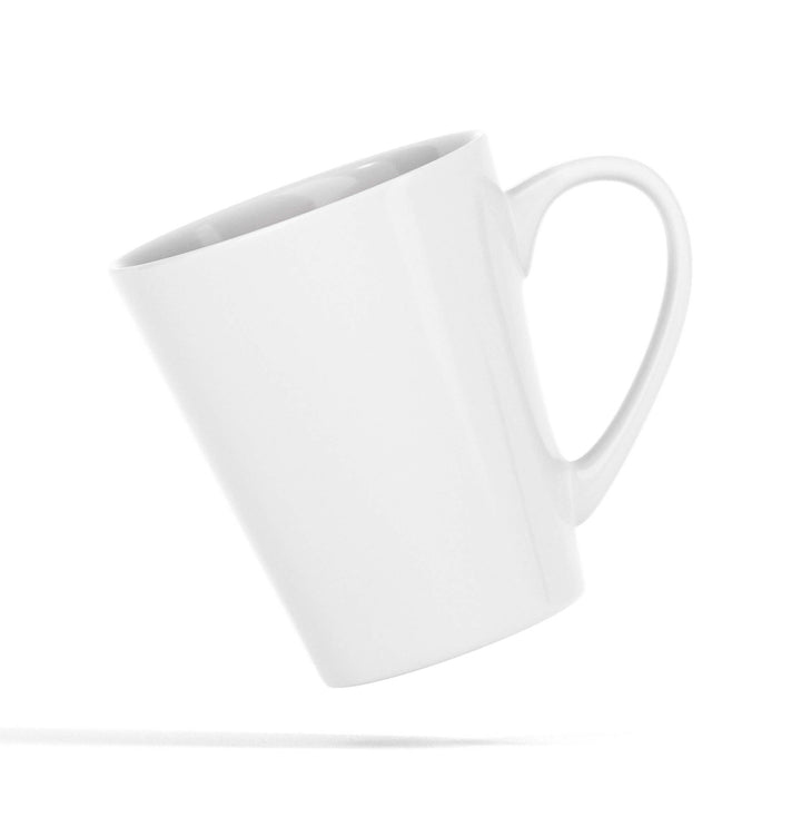 Zebra Name And Text Latte Mug