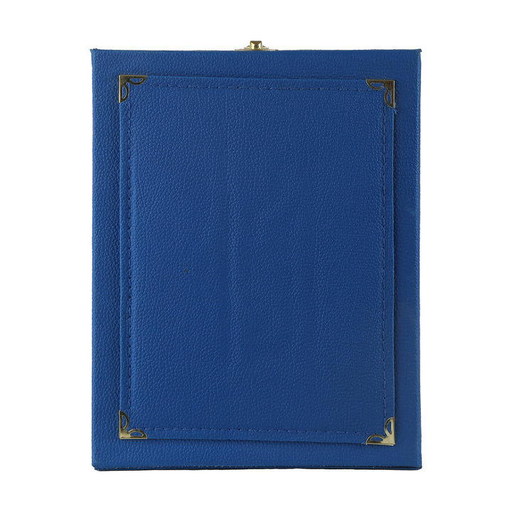 Leather Shield Box - Blue