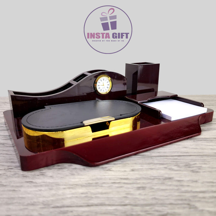 Modern Desk Set - Brown