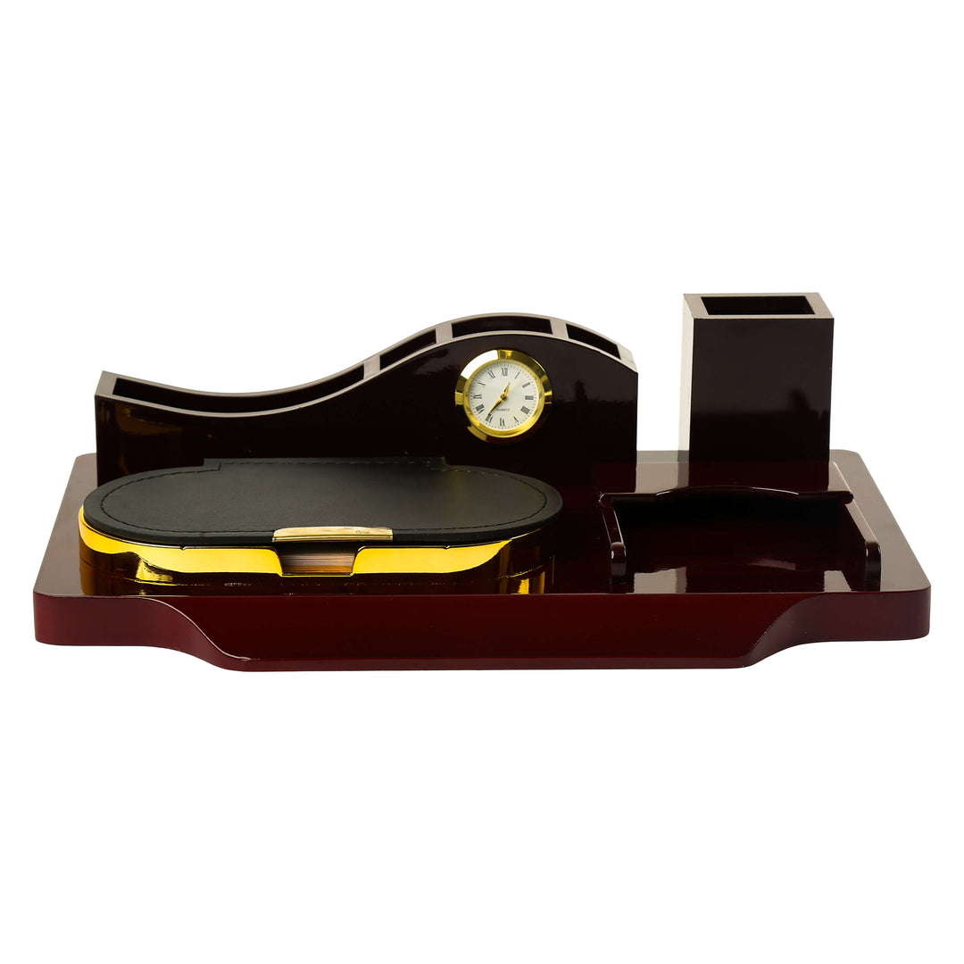 Modern desk set brown