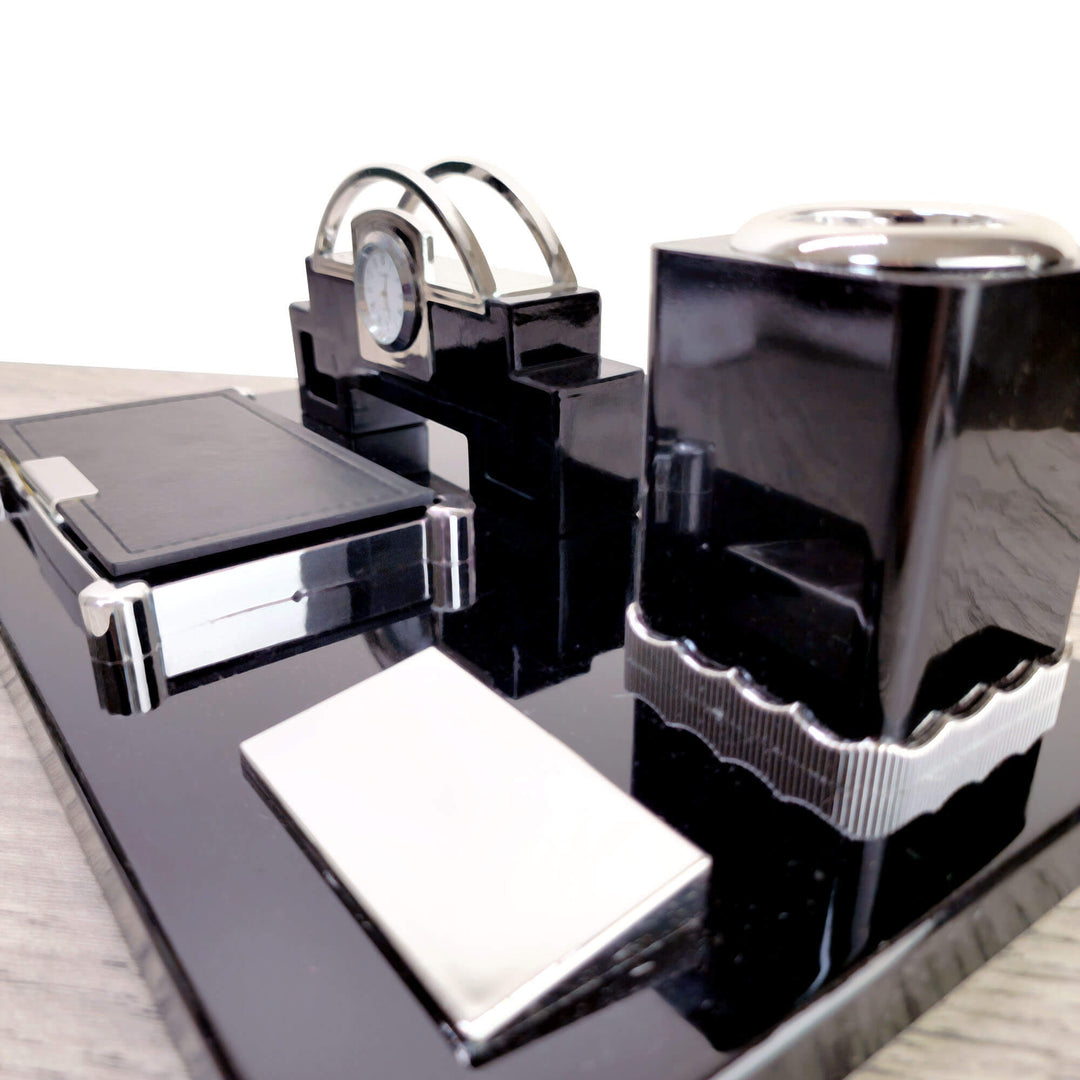 Modern Desk Set - Black