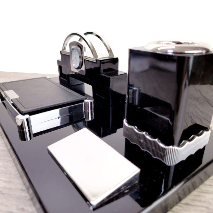 Modern Desk Set - Black
