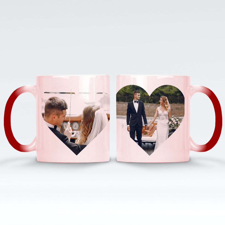 2 Hearts Picture Magic Mug