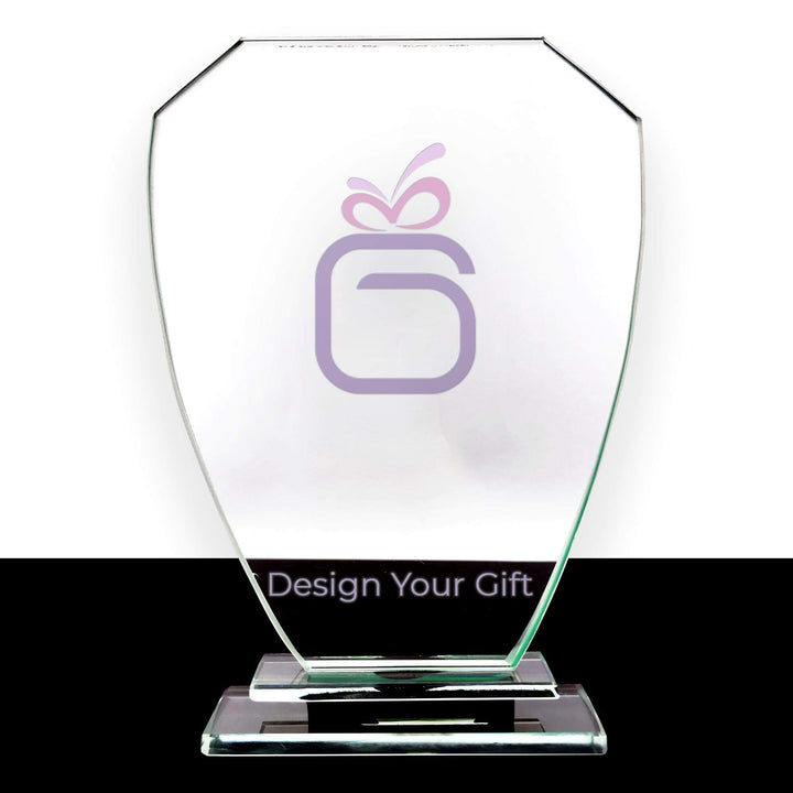 Personalised Crystal Shield - trophy