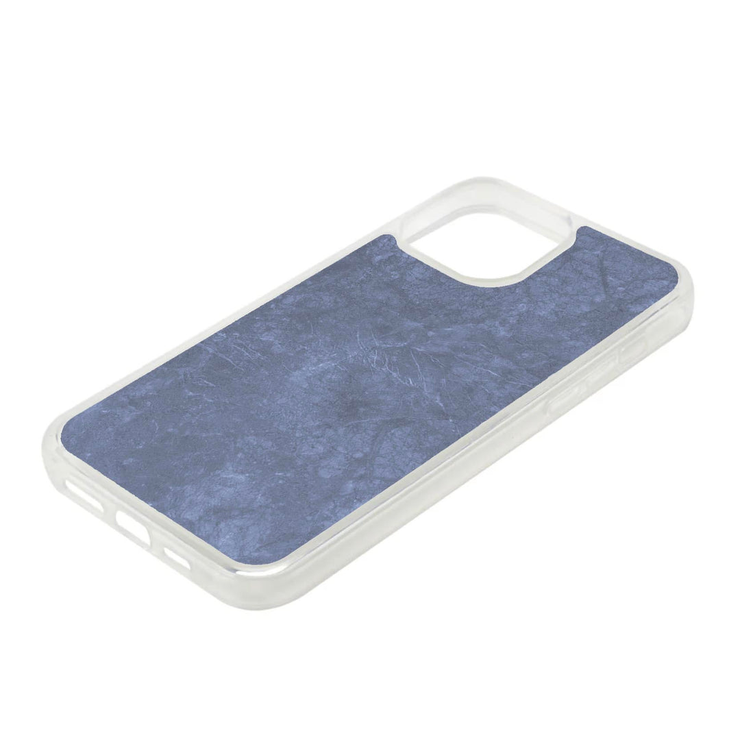 Personalised iPhone Clear Silicone Case - Leather