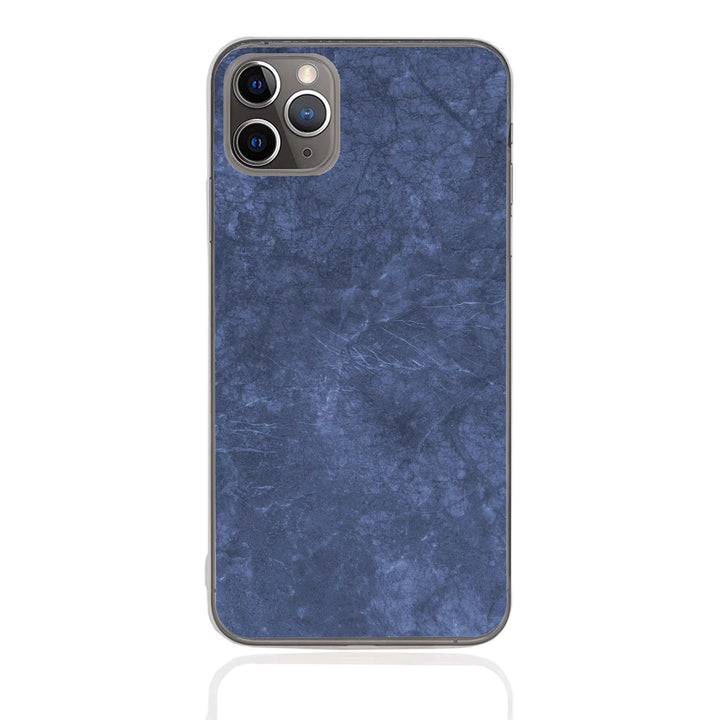 Personalised iPhone Clear Silicone Case - Leather