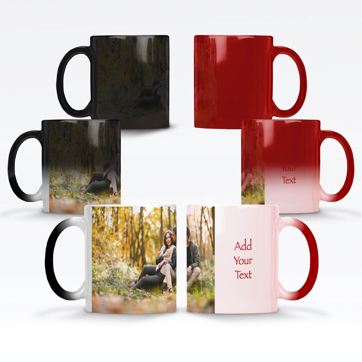 Photo & Text Magic Mug