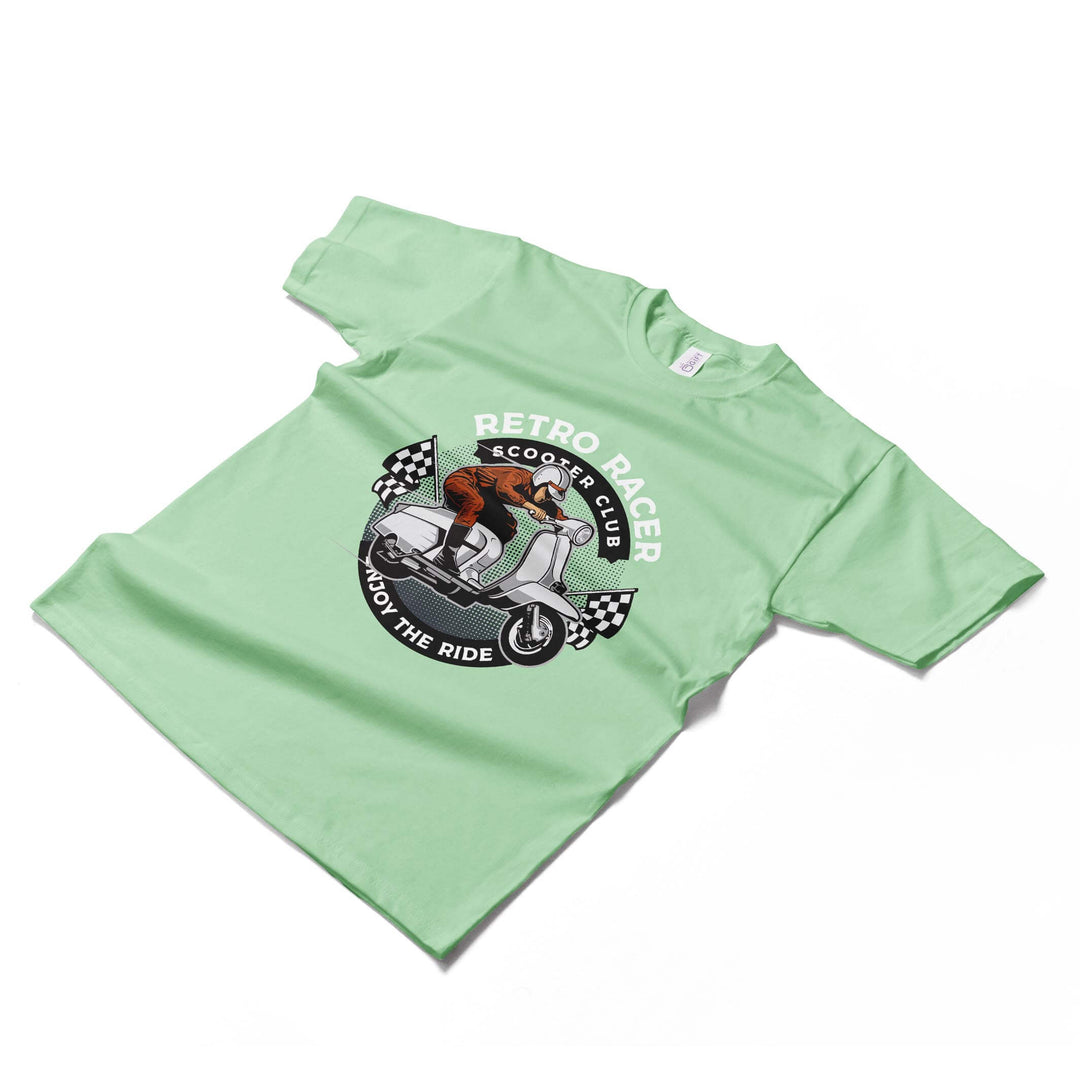 Retro Racer scooter T-shirt