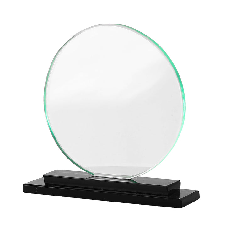 Personalised Crystal Shield - round shape