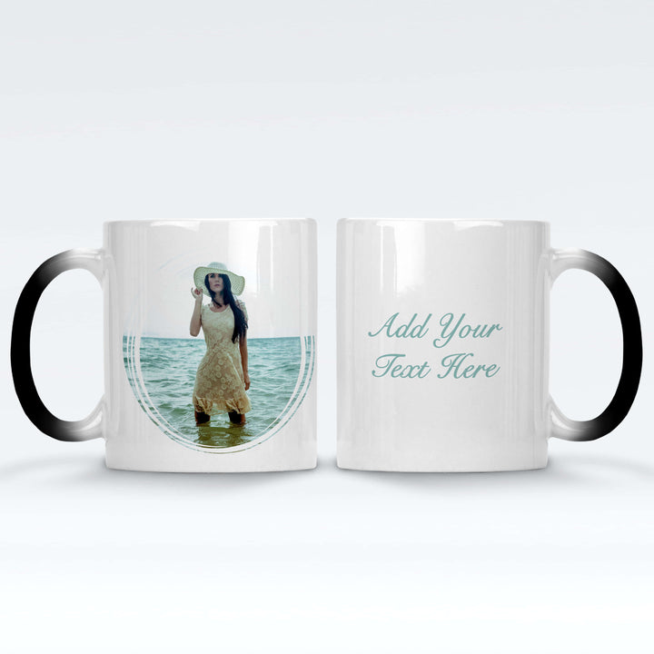 Seamless Photo & Text Magic Mug