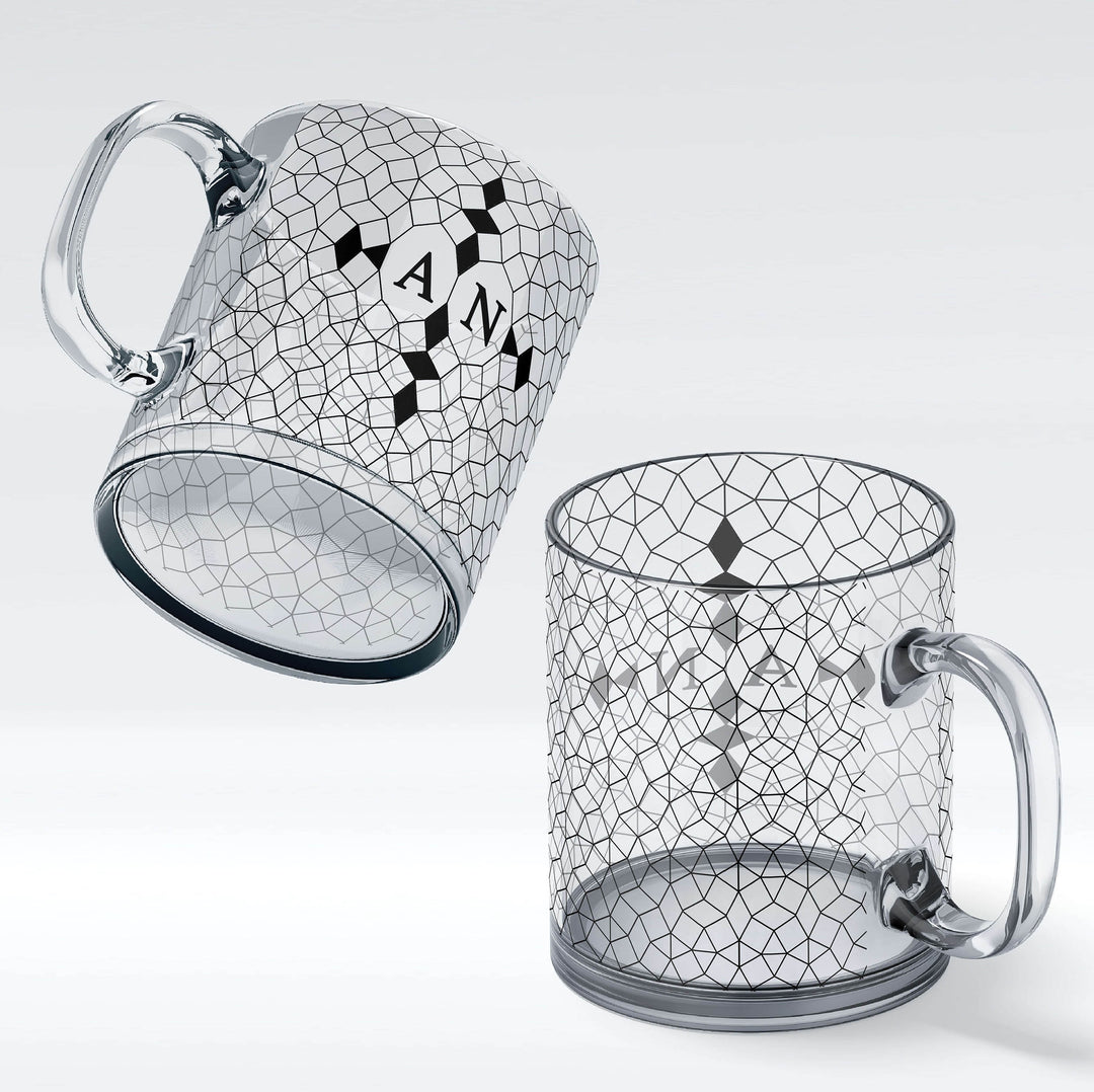 Initials Glass Mug - Spinner Theme