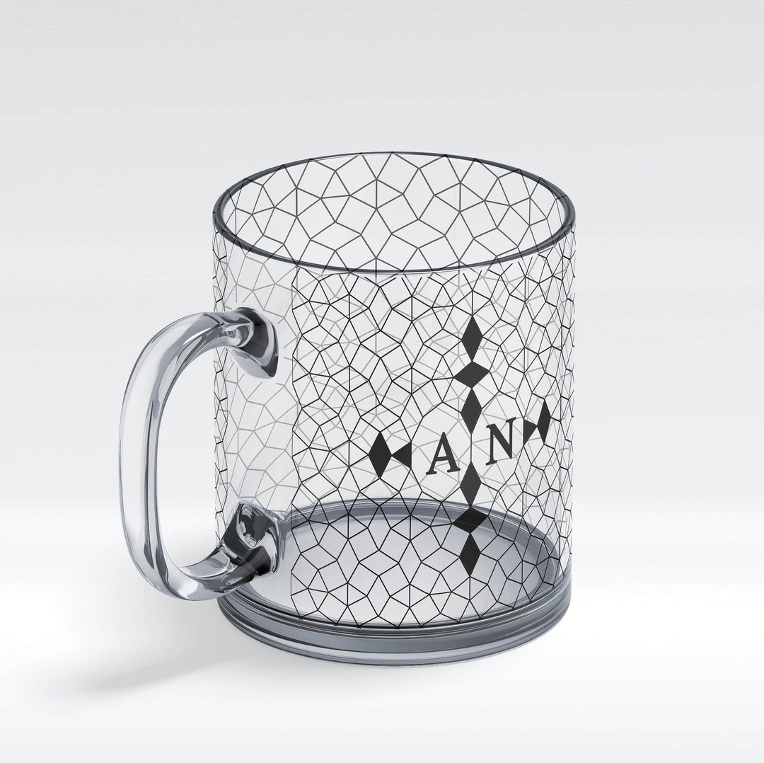 Initials Glass Mug - Spinner Theme