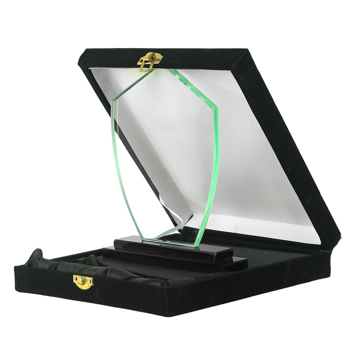 Personalised Crystal Shield - triangle