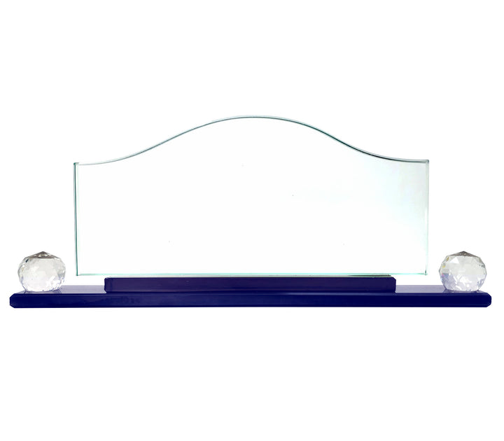 Wave Crystal Desk Name Plate