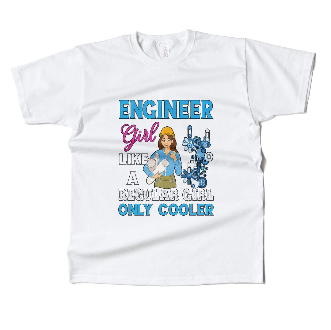 Cool Engineer Girl T-shirt